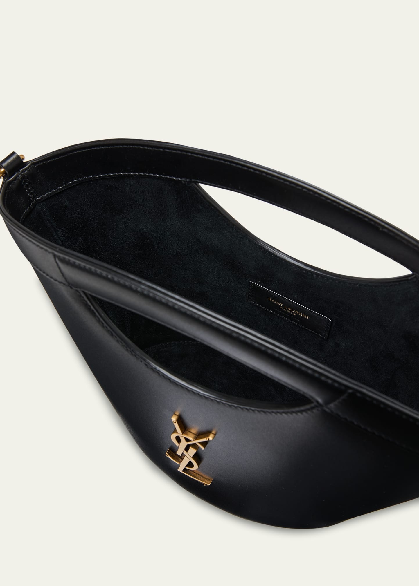 Mini YSL Top-Handle Bag in Leather - 4