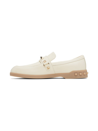 Valentino White Leisure Flows Loafers outlook