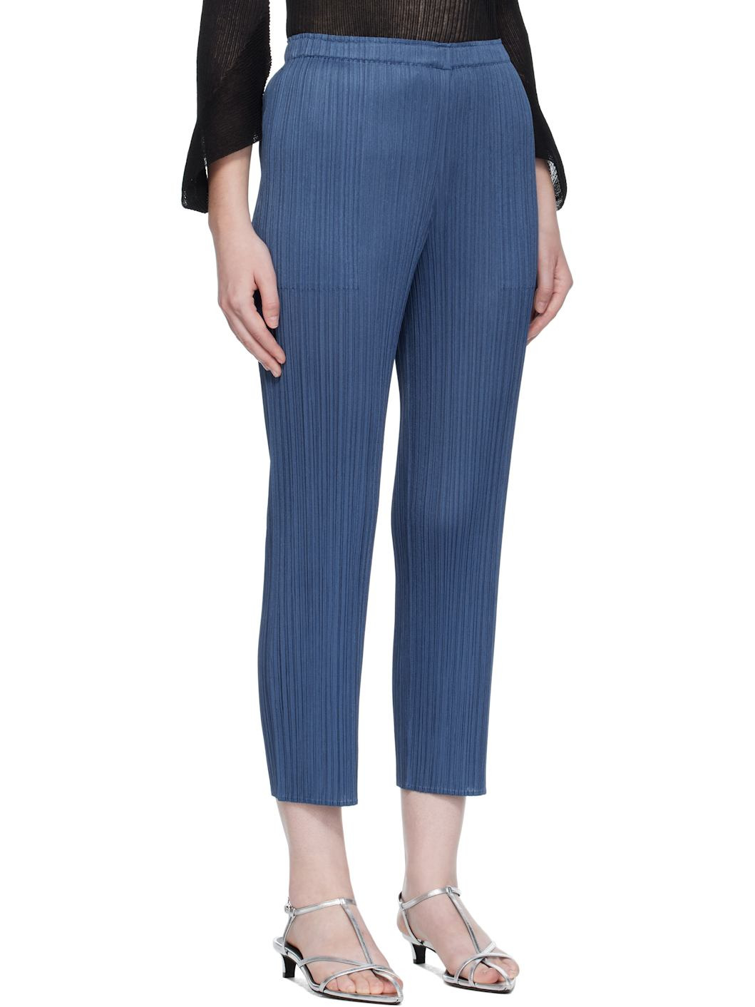 Navy Lamp Shade Trousers - 2