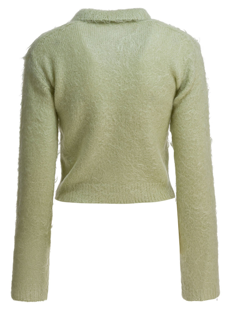 AURALEE Auralee Women Mohair And Wool Polo Sweater outlook