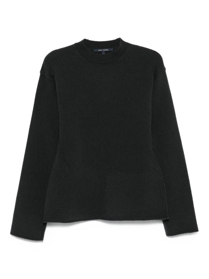 round-neck wool sweater 1