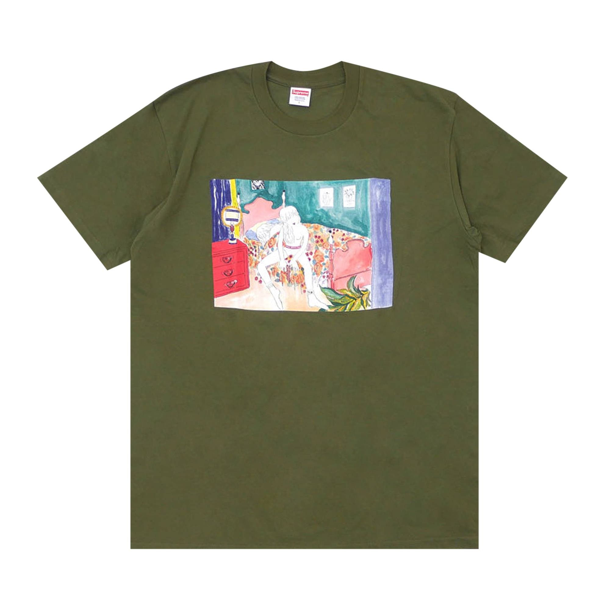 Supreme Bedroom Tee 'Olive' - 1