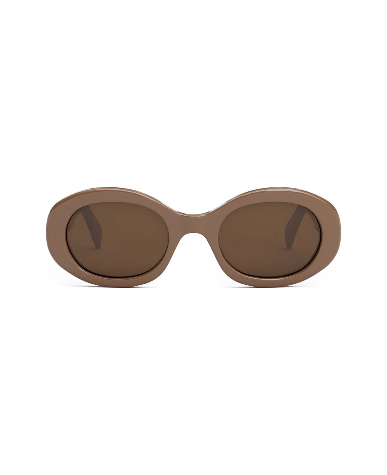 Celine Cl40194u Triomphe 45e Brown Sunglasses - 1