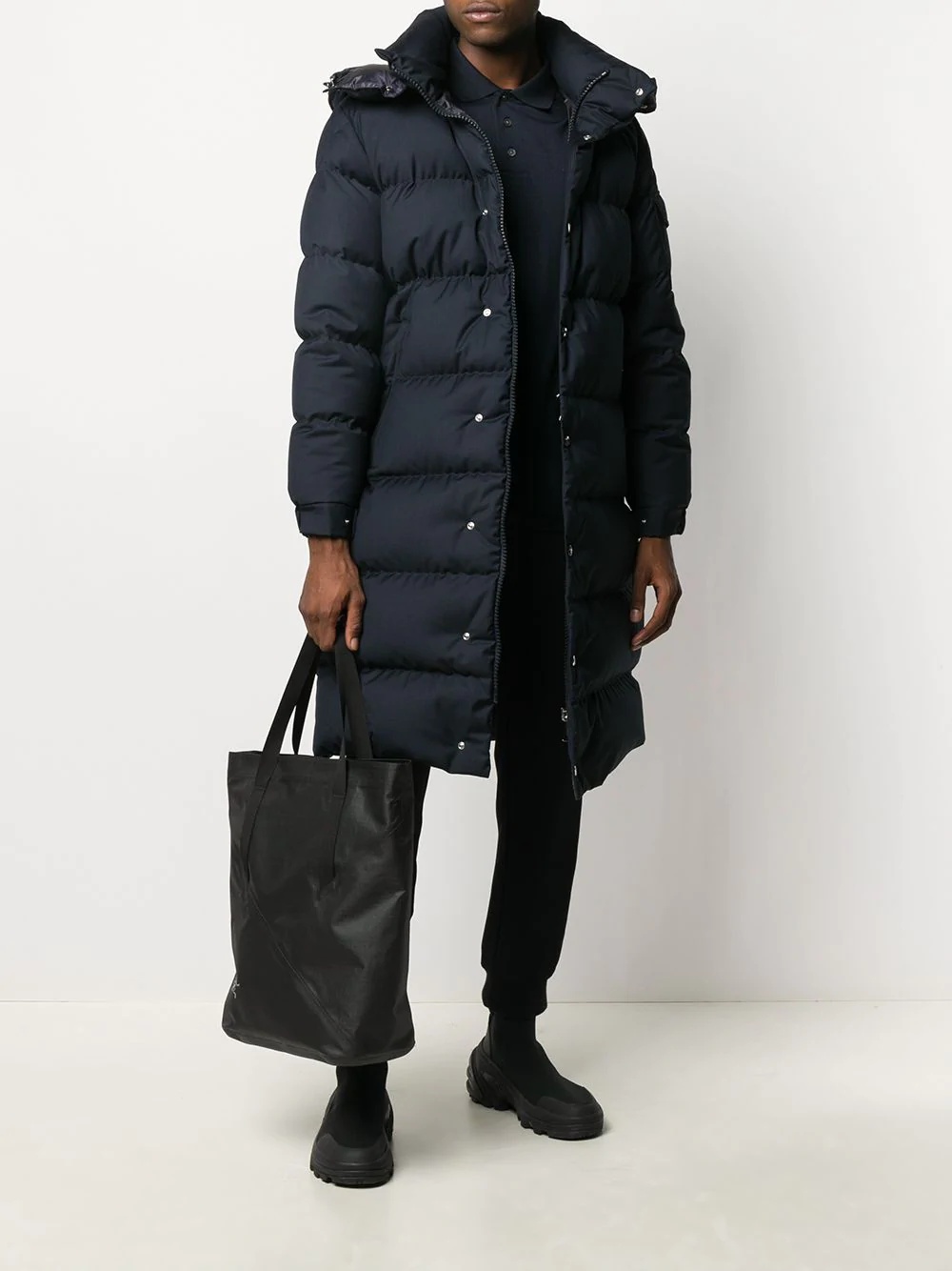 padded hooded coat - 2