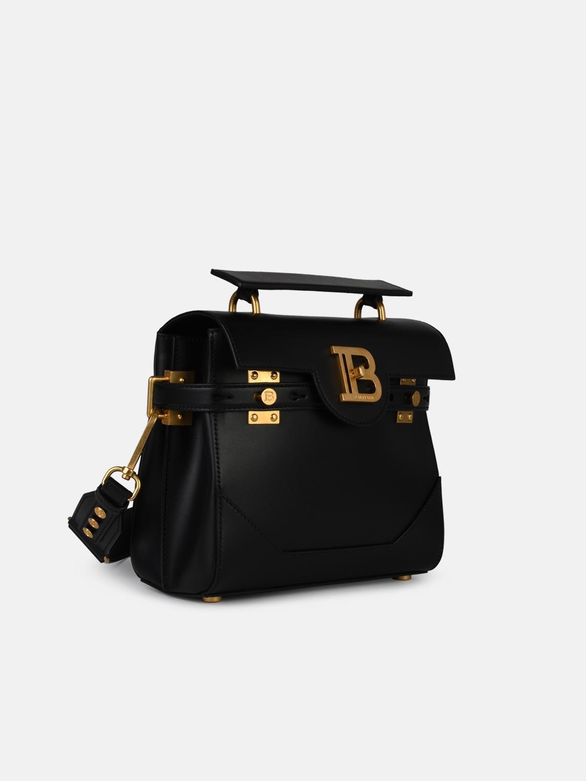 'B-BUZZ 23' BLACK LEATHER BAG - 2