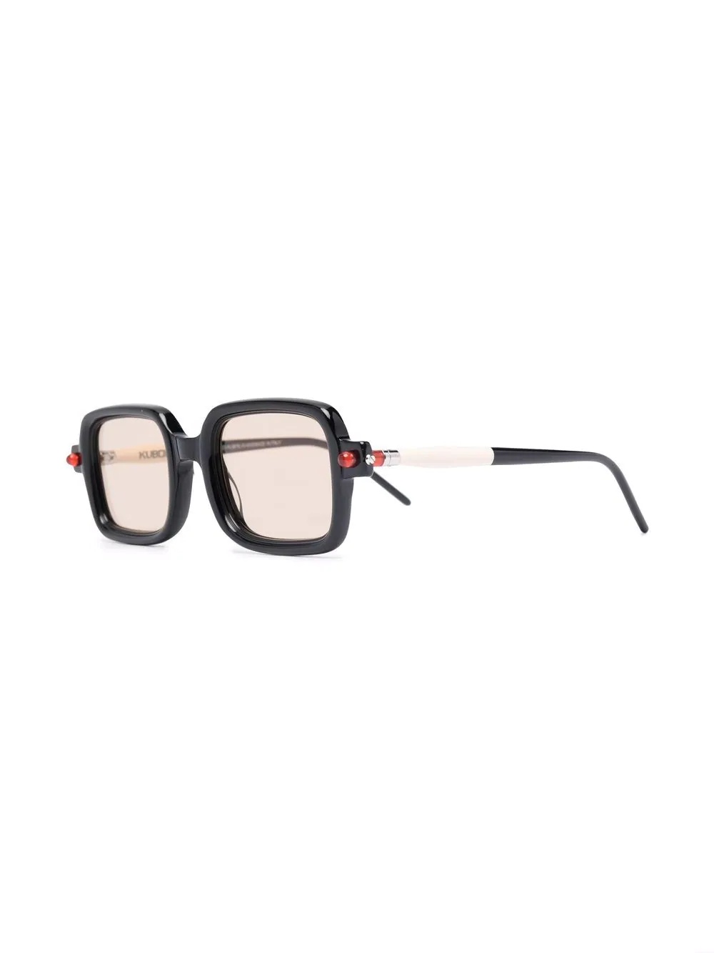 two-tone square-frame sunglasses - 2