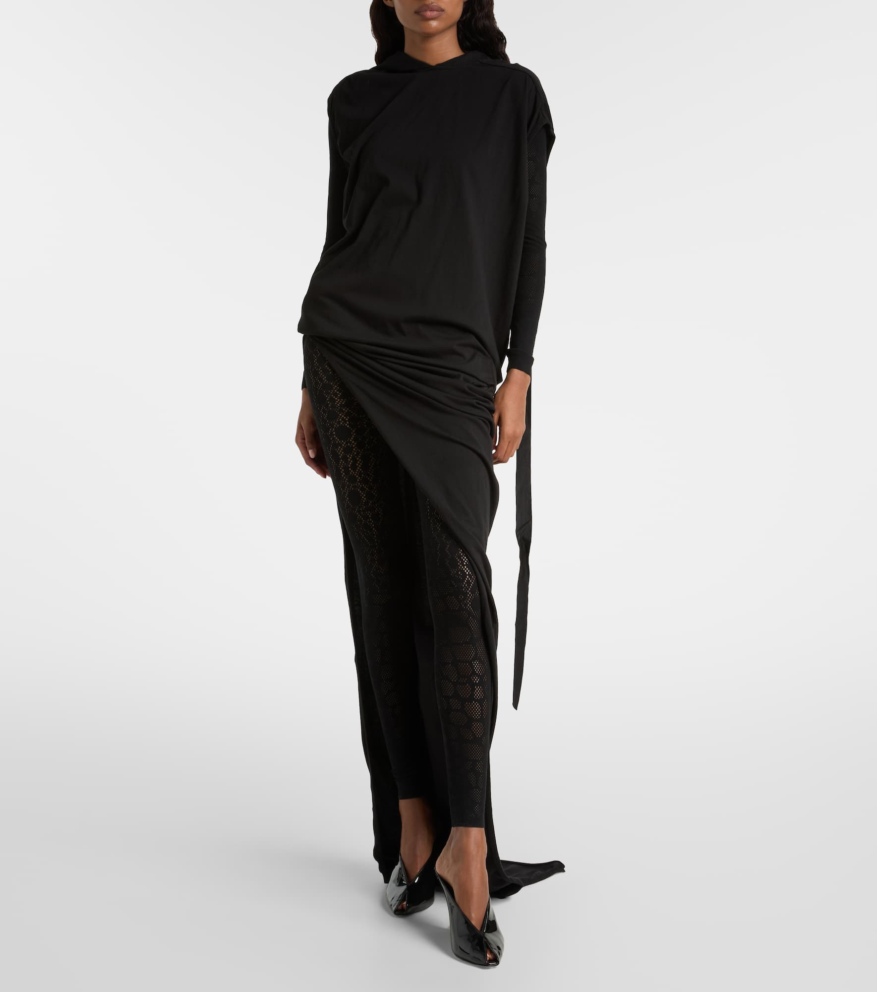 Semi-sheer jumpsuit - 2