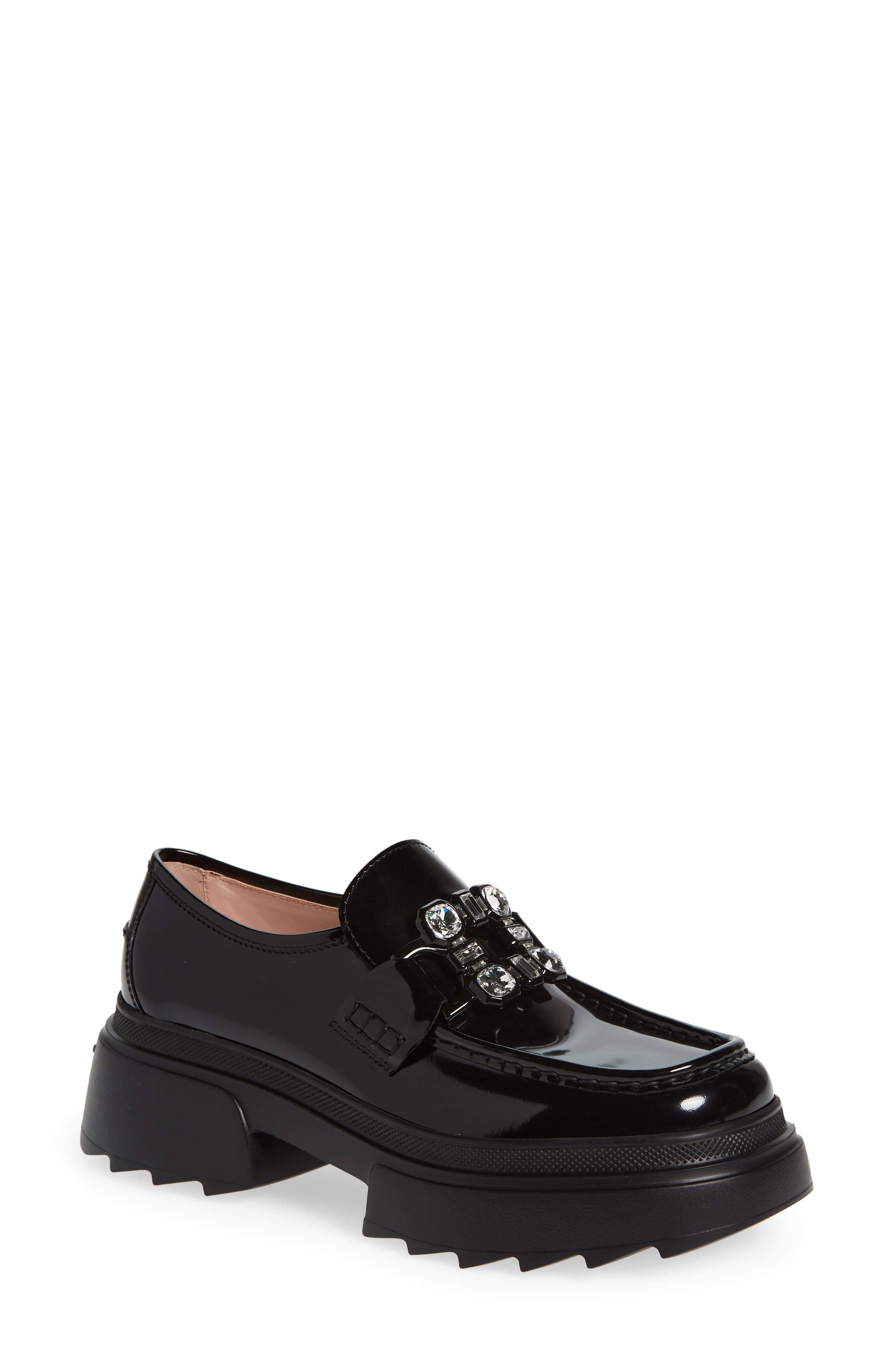 Wallaviv Crystal Buckle Loafer - 1