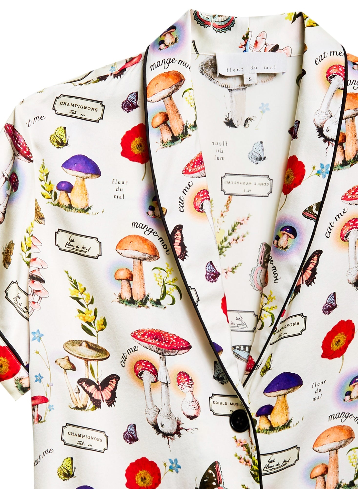 Magical Mushroom Short Sleeve PJ Top - 7