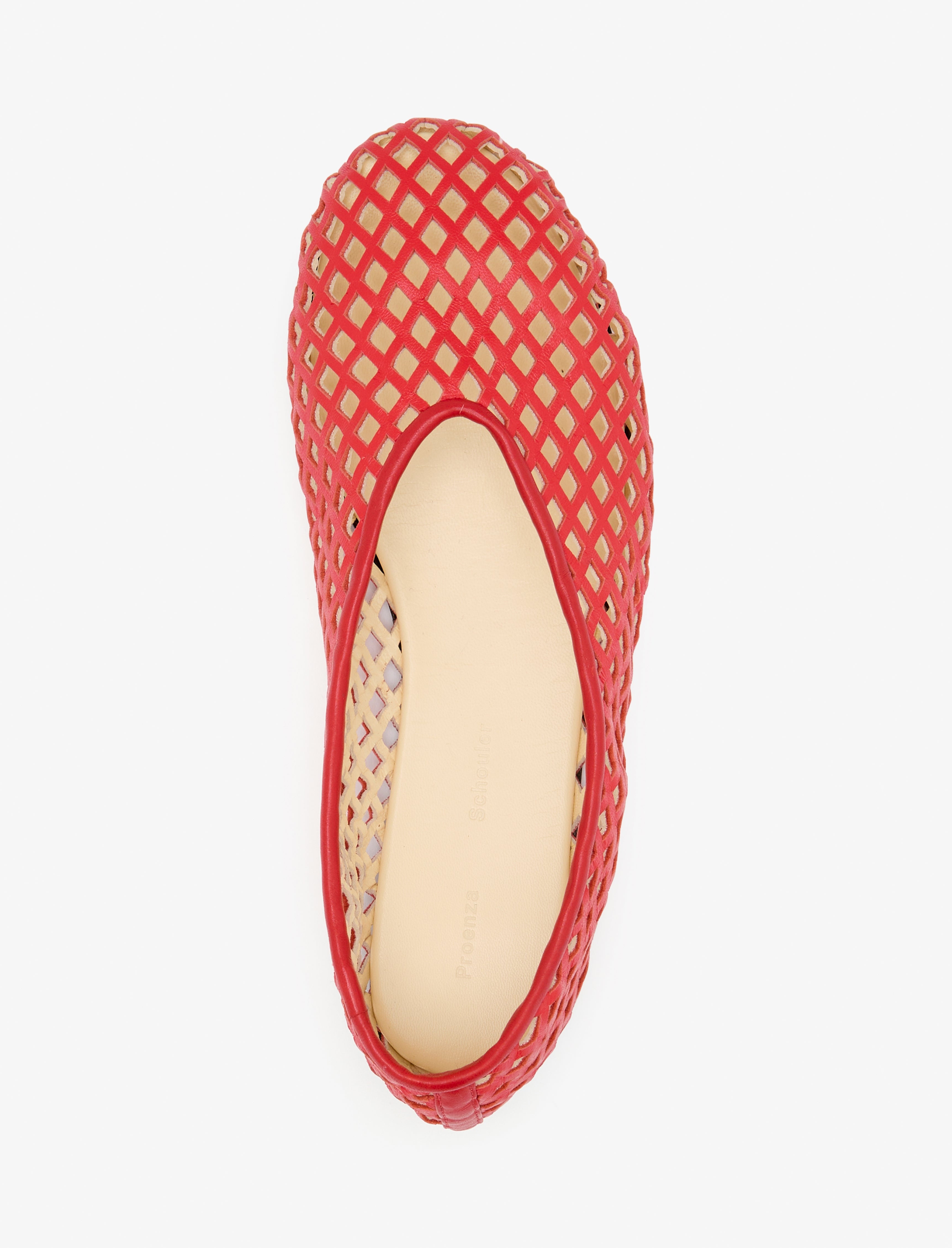 Tee Perforated Ballerina Flats - 4