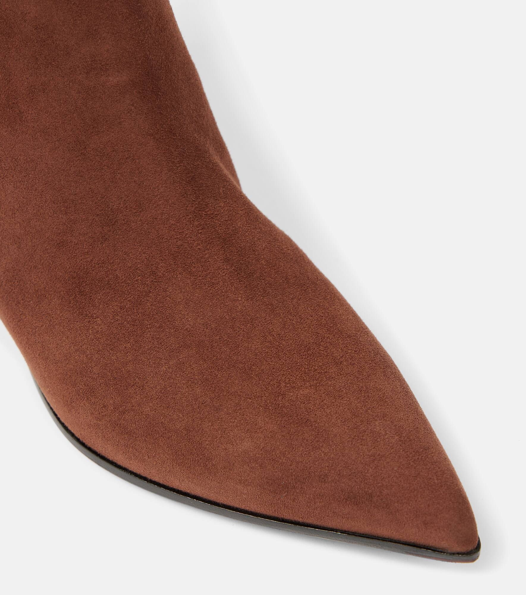 45 suede knee-high boots - 6