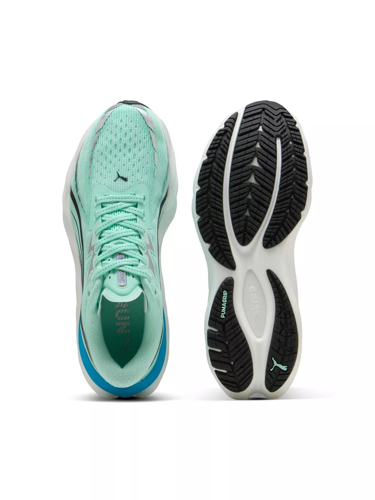 PUMA Velocity NITRO 4 "Mint Melt/Speed Blue" Women's Running Shoe - 4