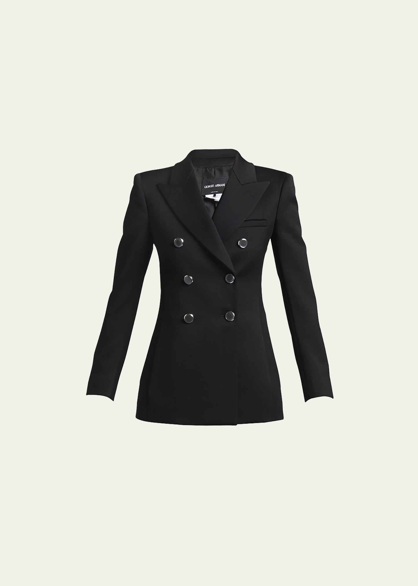 Lana Double-Breasted Fluid Wool Jacket - 5