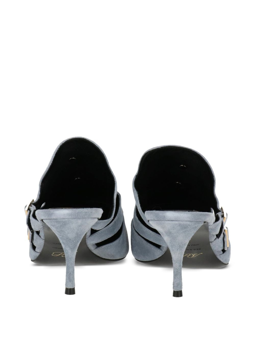 70mm star-embellished buckle mules - 3