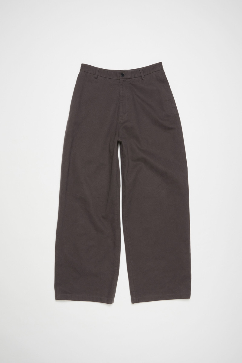 Twill trousers - Stone black 7