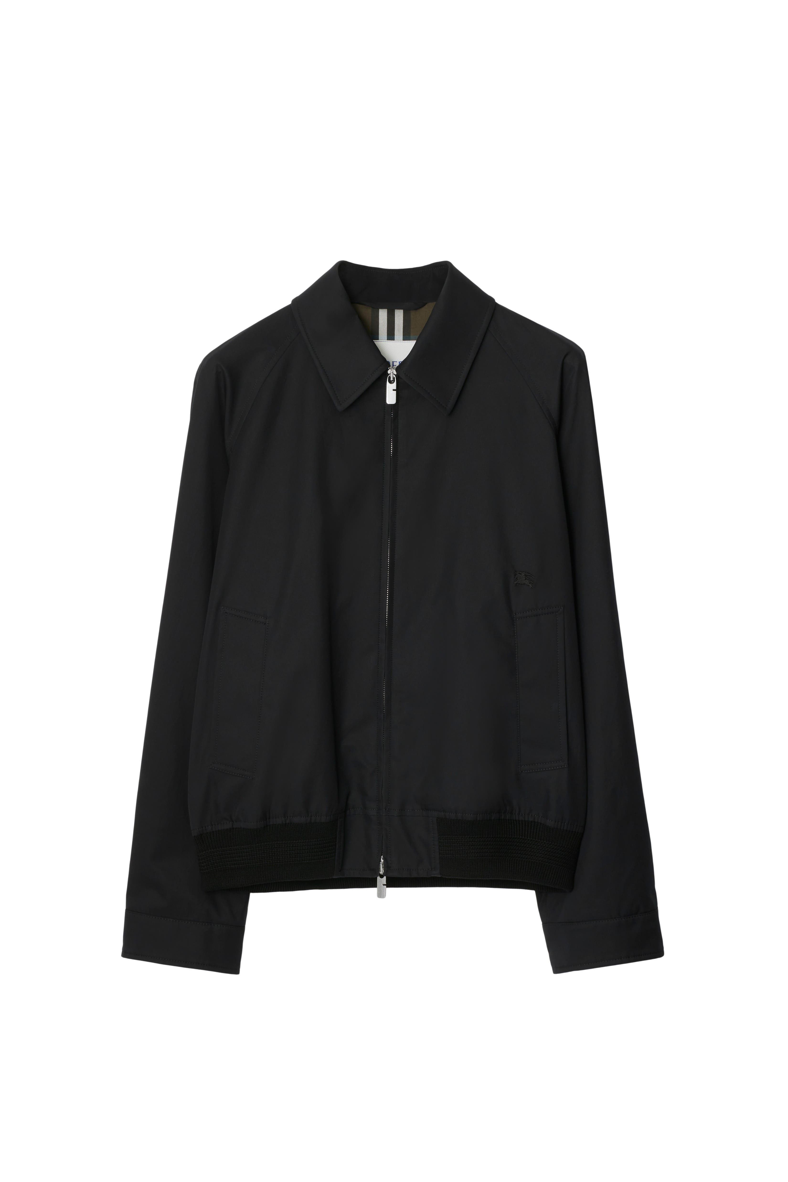 burberry Gabardine Harrington Jacket in Black at Nordstrom - 2