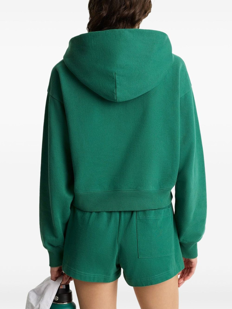 logo-embroidered hoodie 3