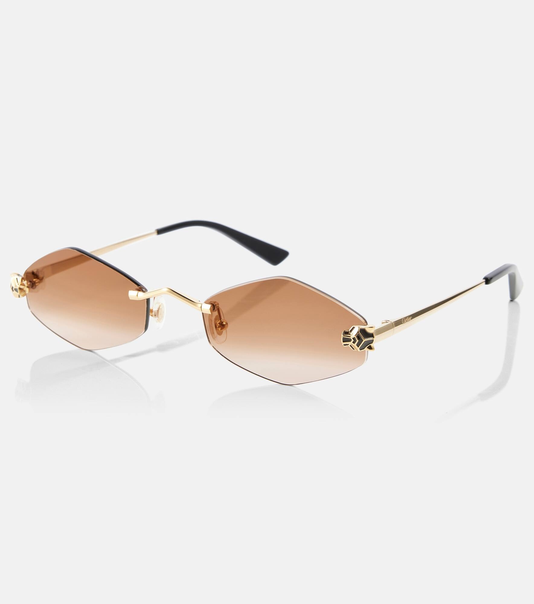 Panthère de Cartier geometric sunglasses - 4