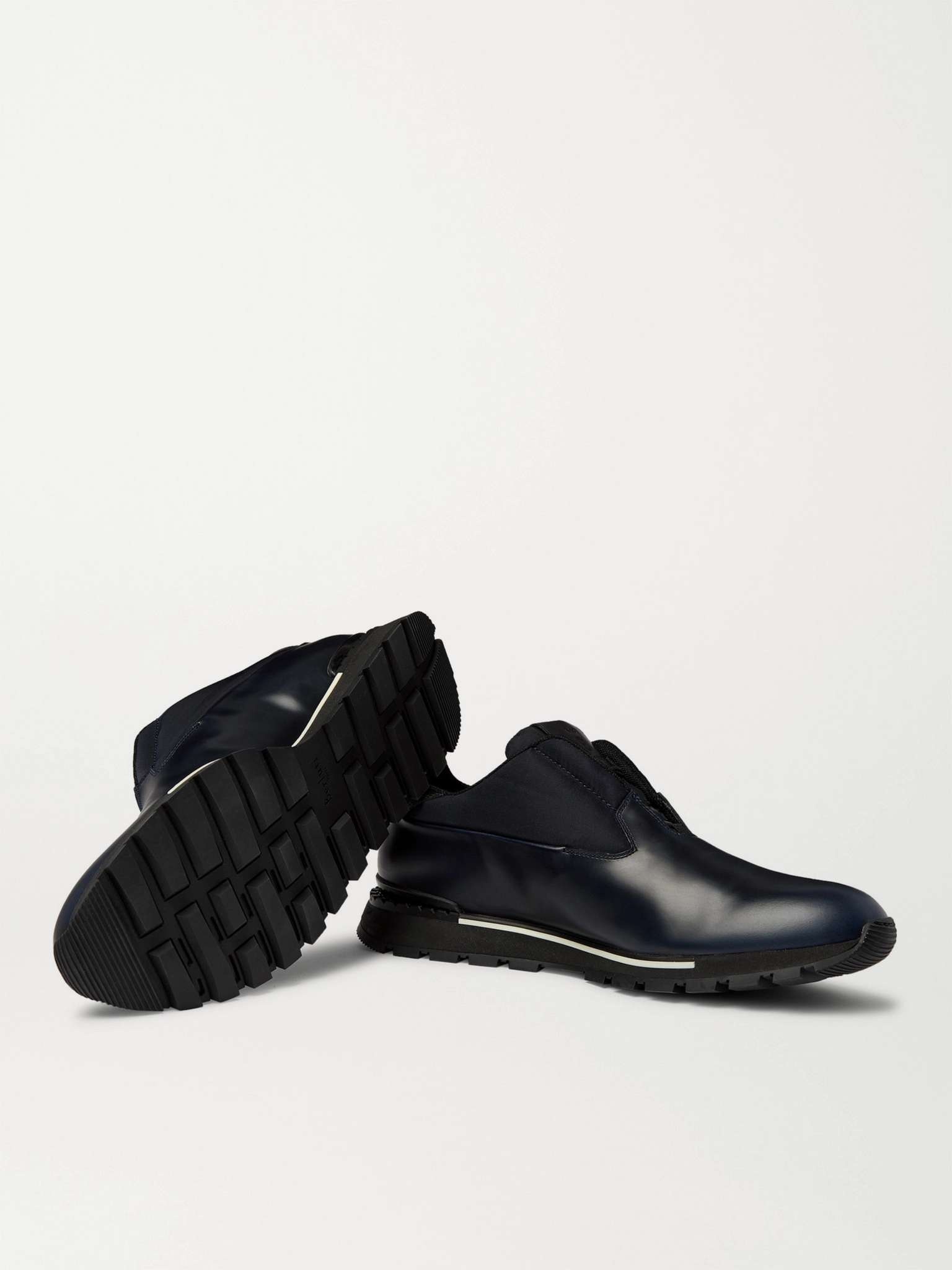 Fast Track Torino Leather and Neoprene Sneakers - 7