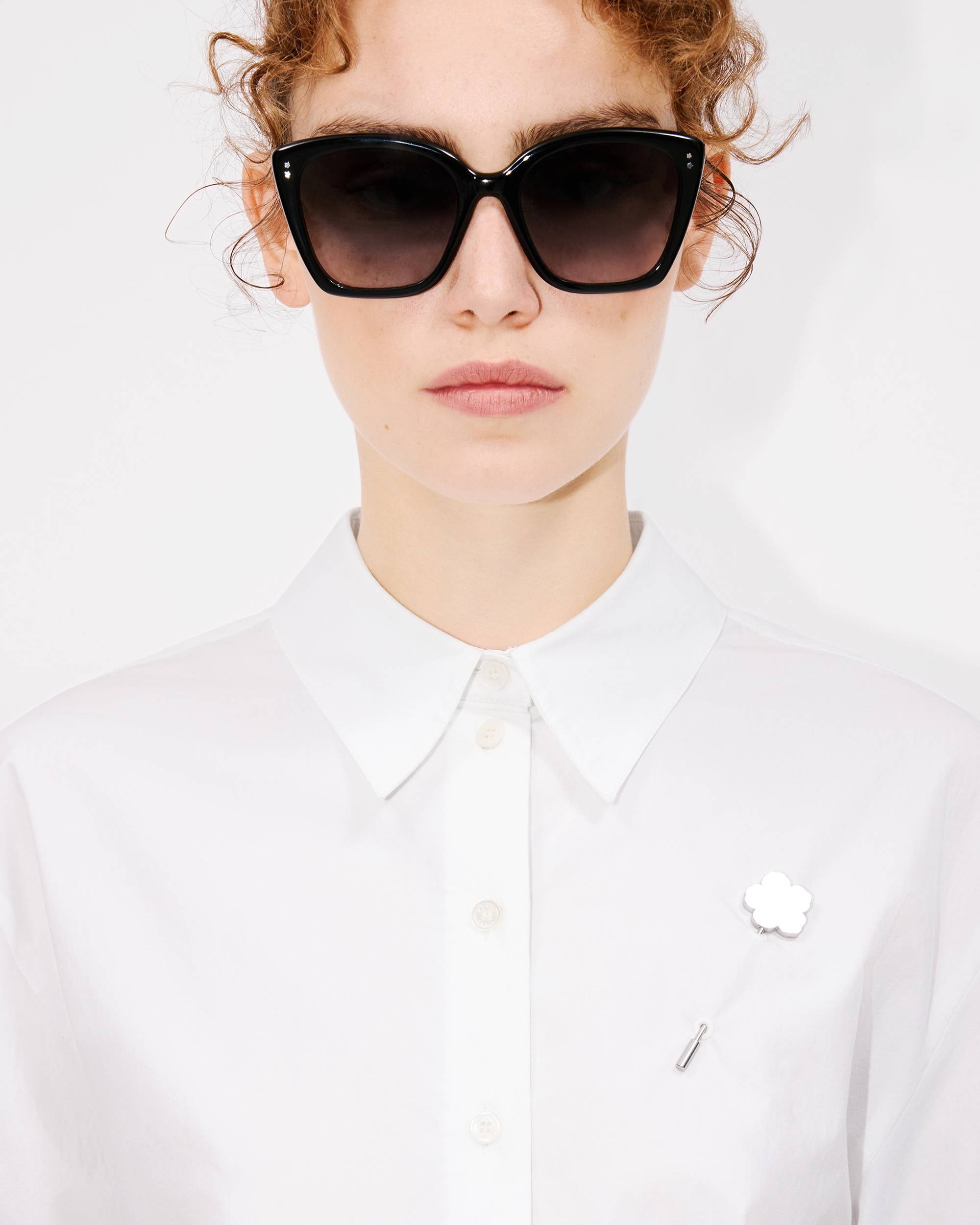 'Boke Flower' shirt in cotton poplin - 6
