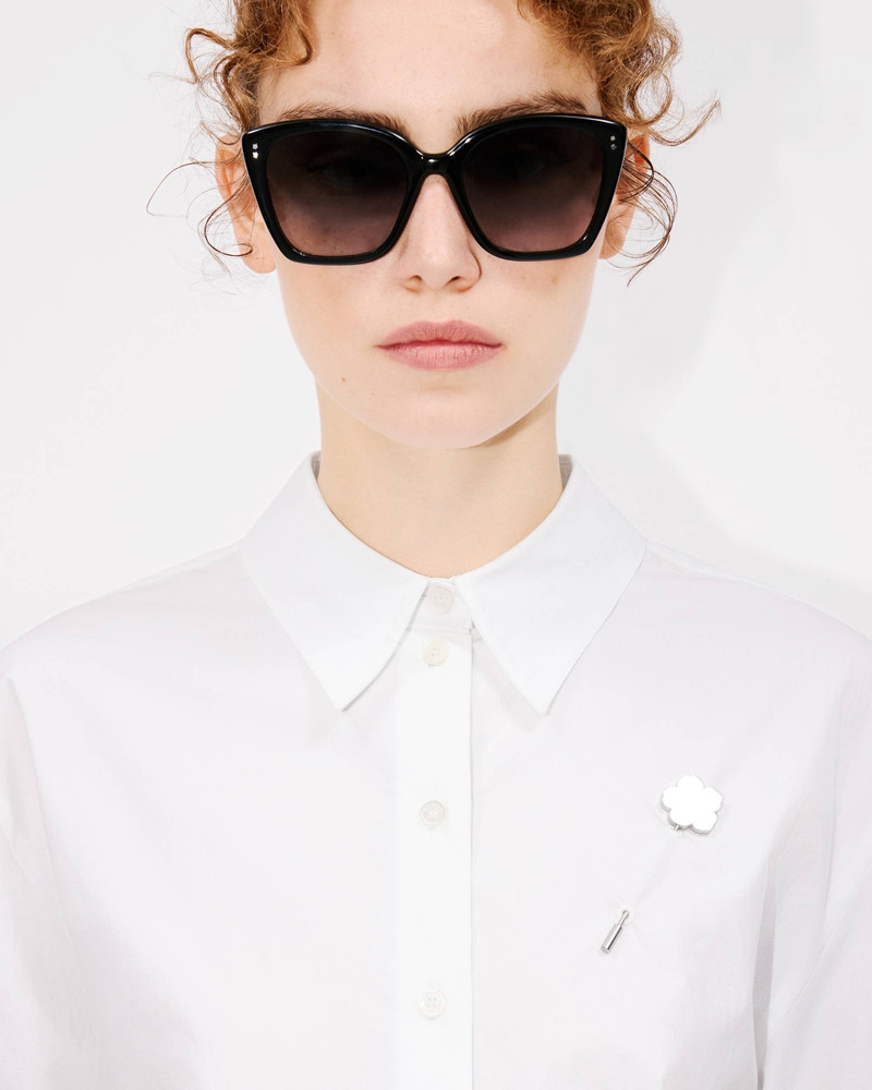 'Boke Flower' shirt in cotton poplin 6