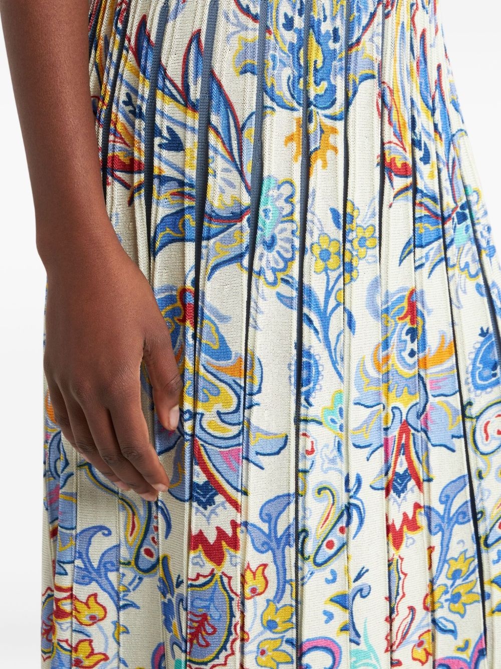 printed midi skirt - 5