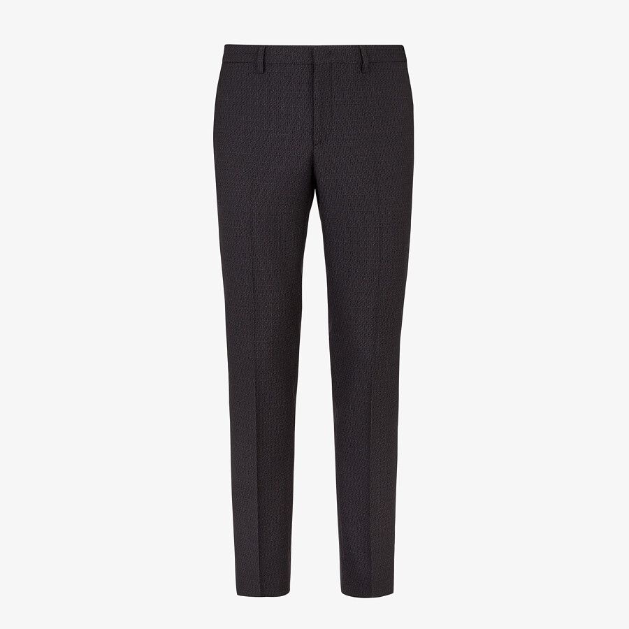 Black wool pants - 1