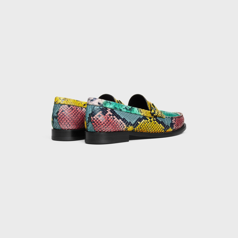 CELINE CELINE LUCO LOAFER in PYTHON STAMPED GOATSKIN outlook