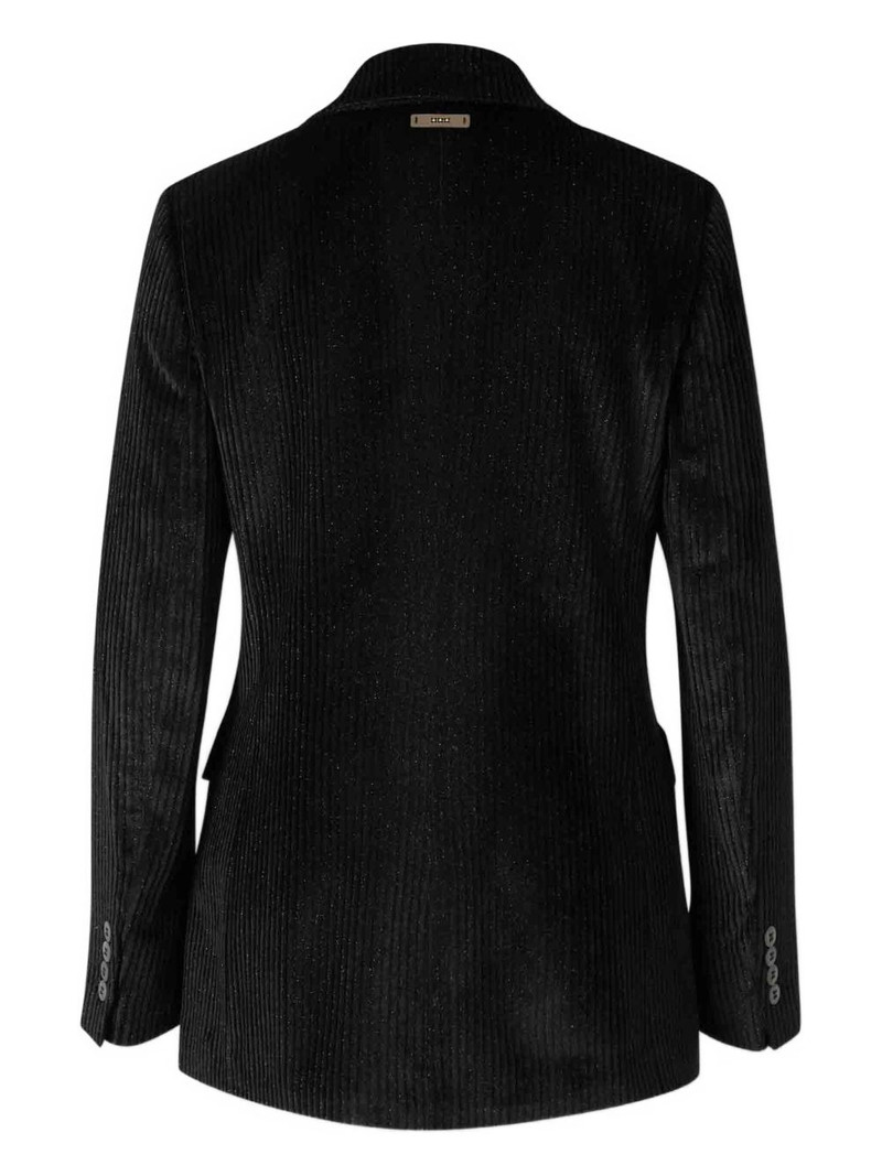 PESERICO corduroy glitter blazer outlook