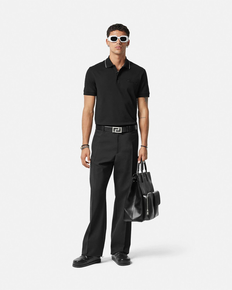 VERSACE Versace Nautical Logo Polo Shirt outlook