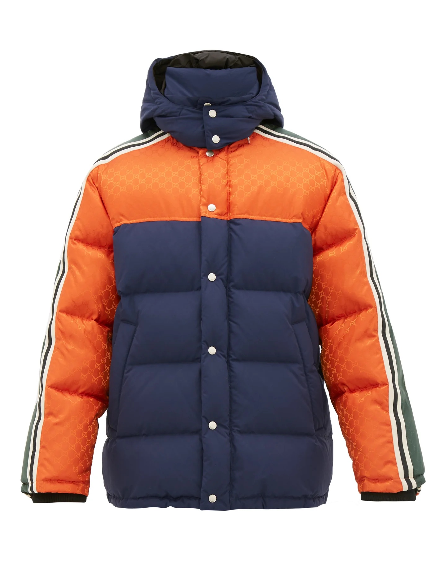 GG monogram quilted down jacket - 1