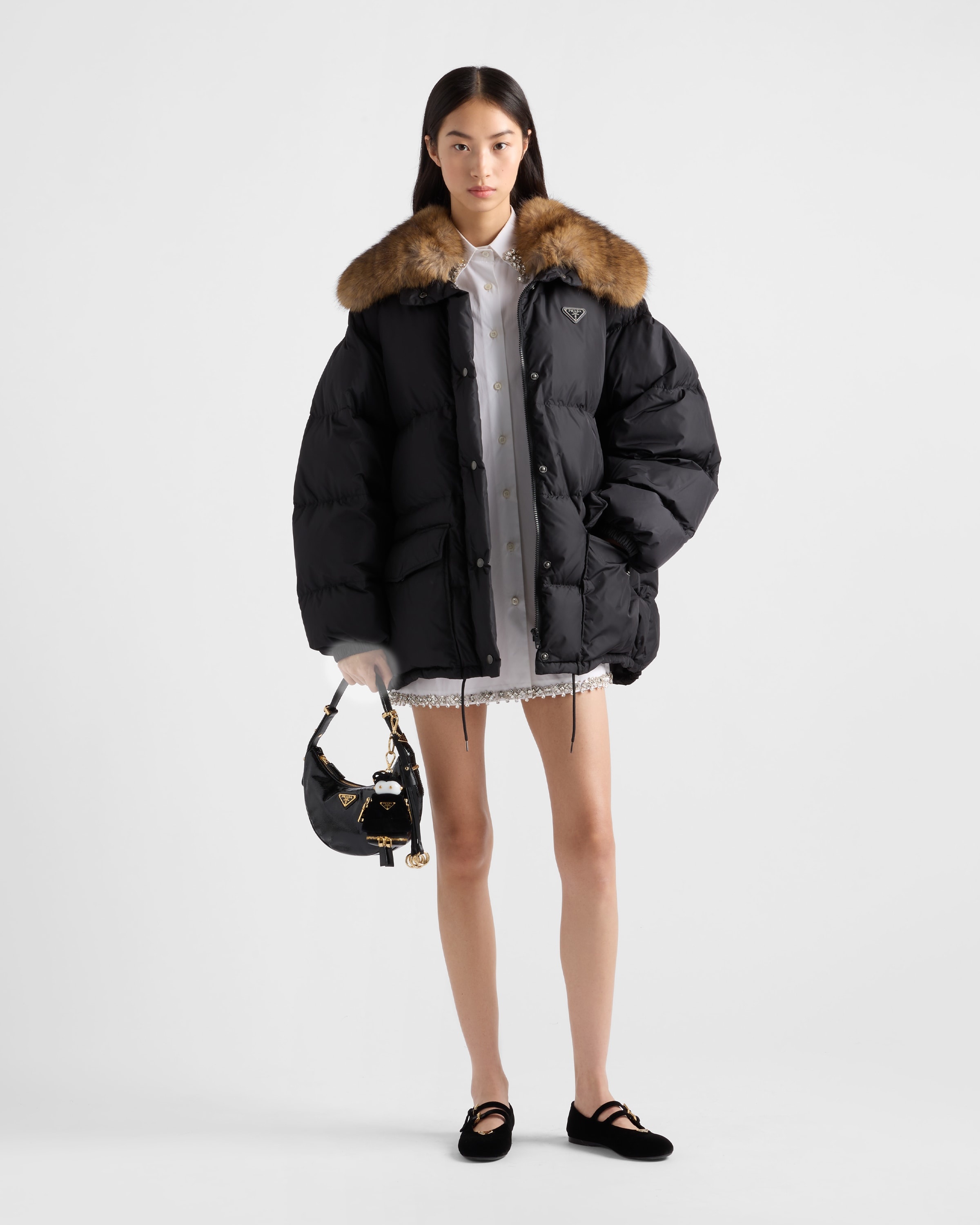 Tech canvas down jacket - 2