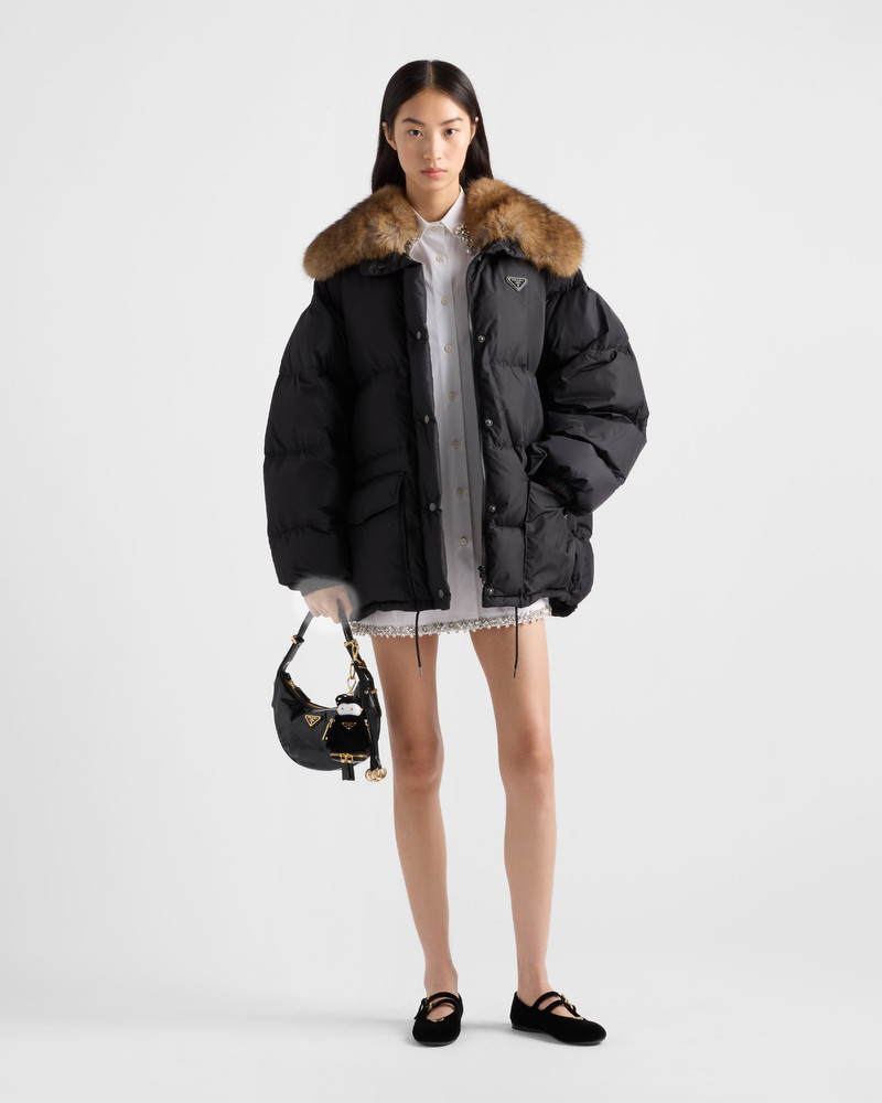 Prada Tech canvas down jacket outlook