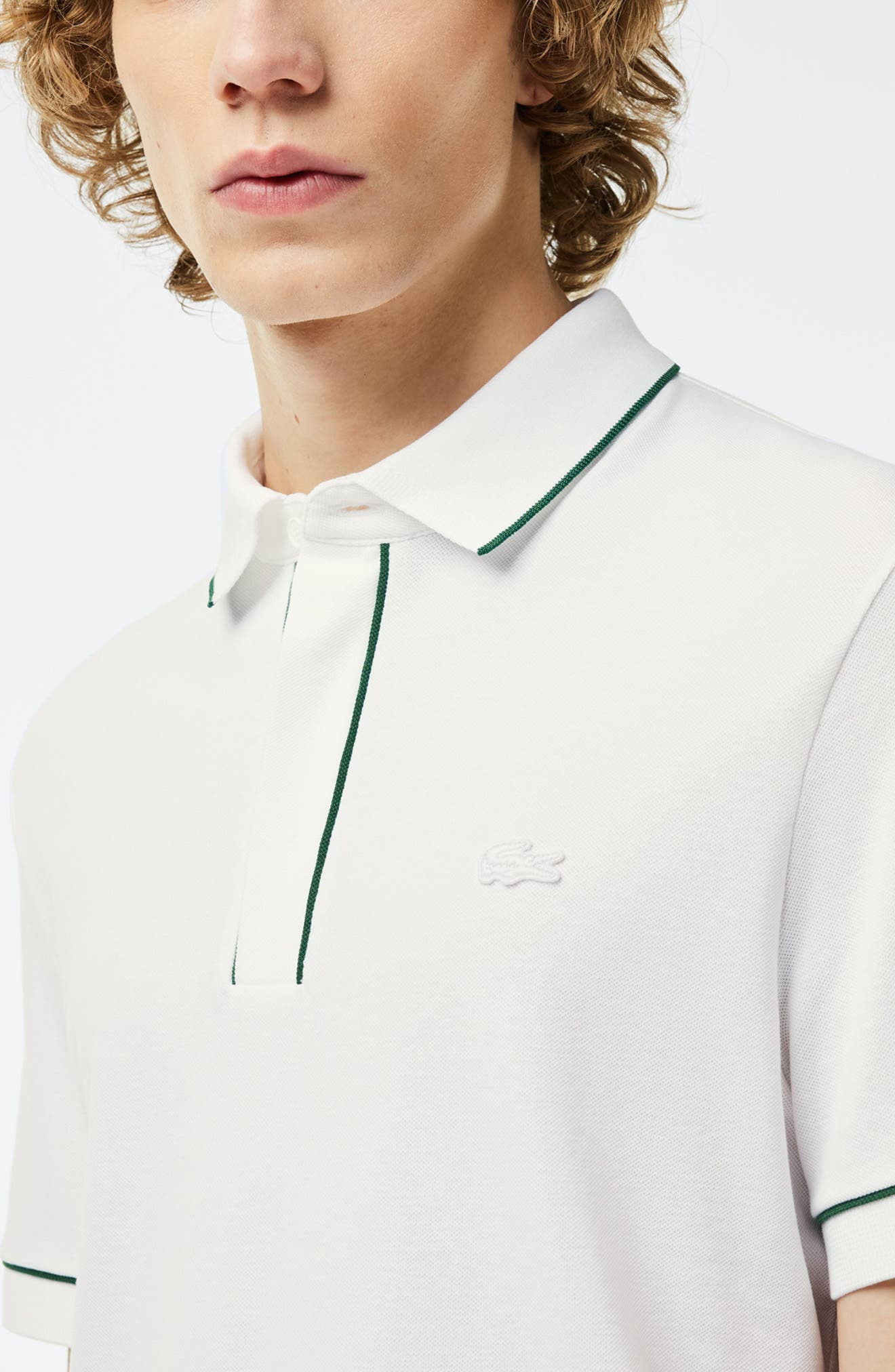 Regular Fit Tipped Piqué Polo - 3