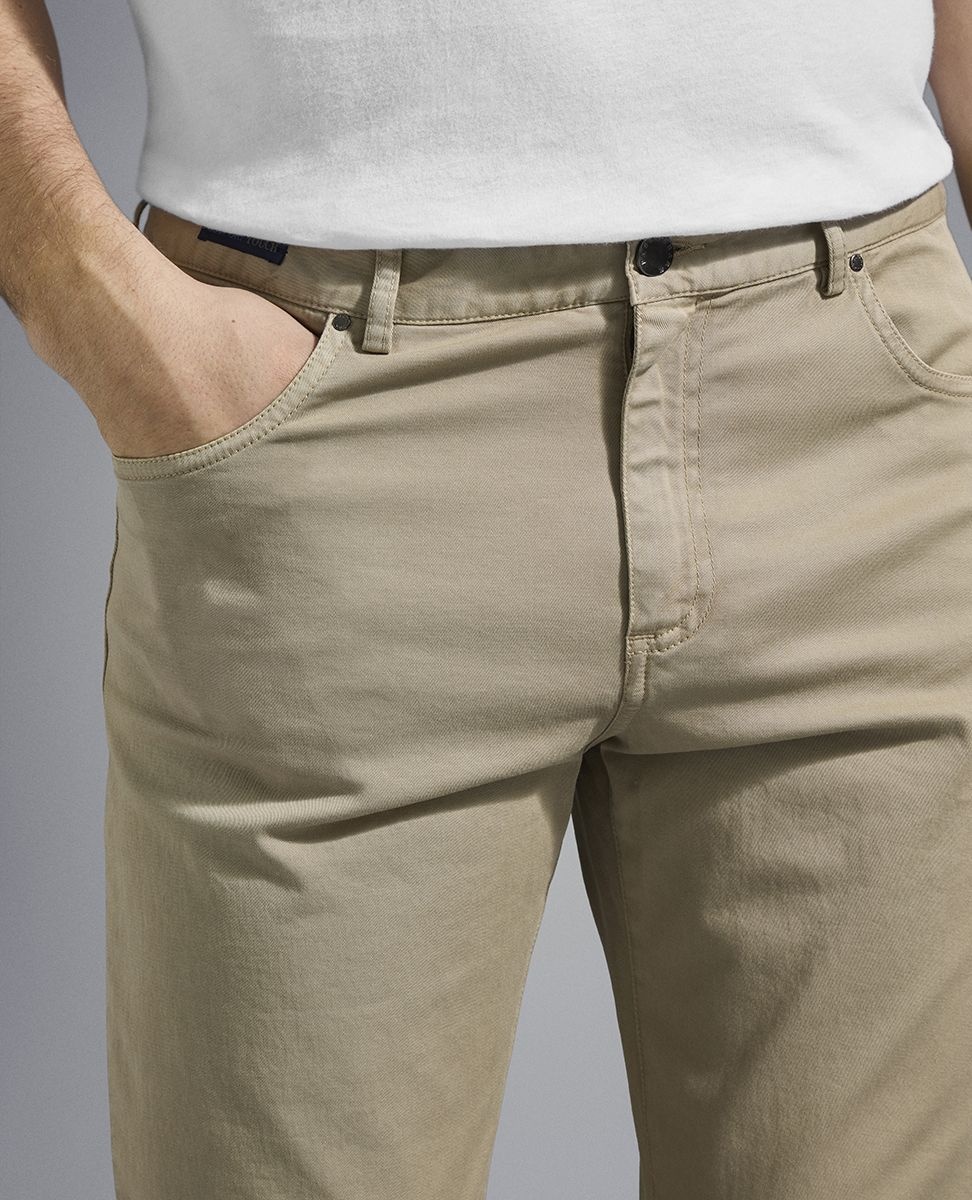 Stretch organic cotton soft touch trousers - 5
