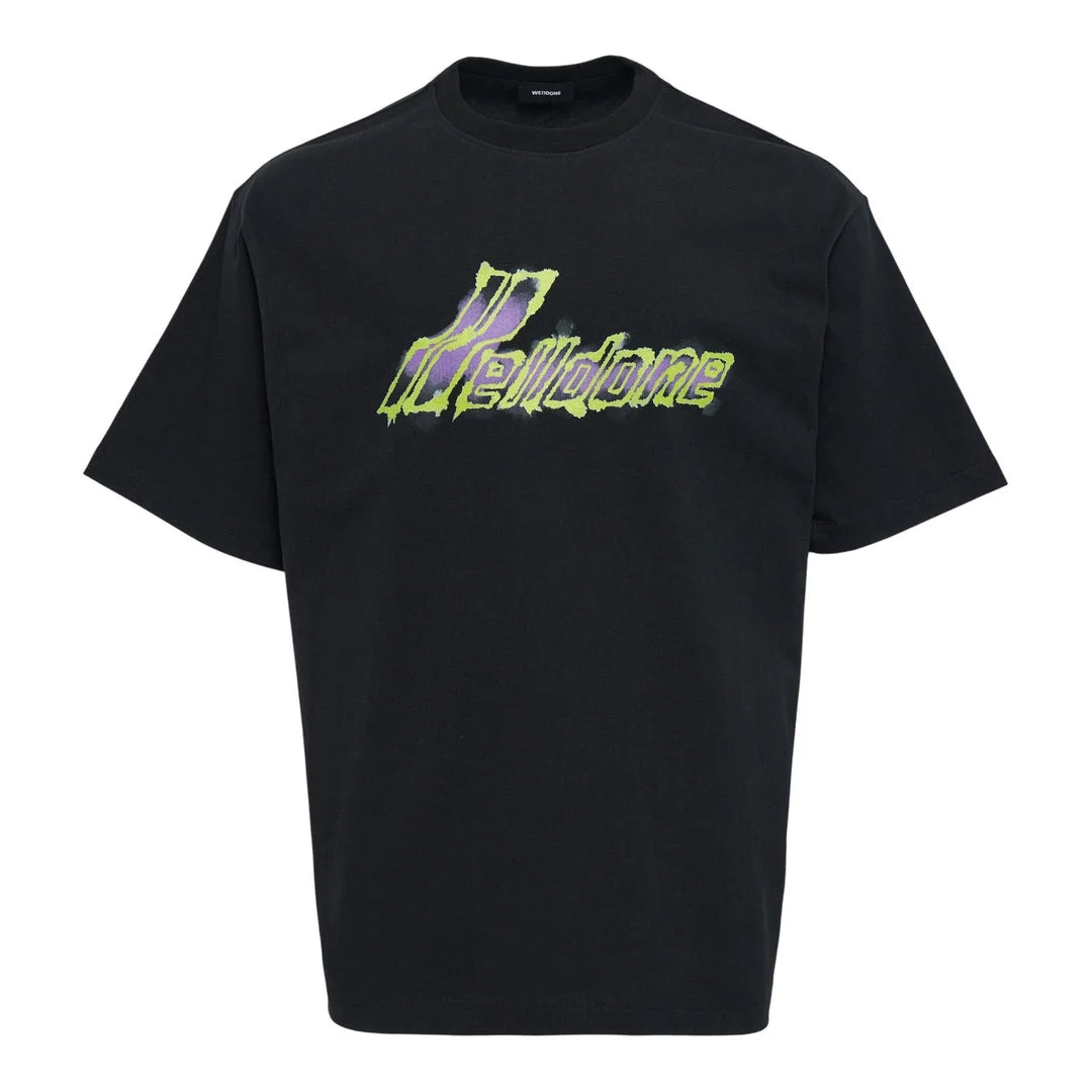 Black Watercolor T-Shirt - 1