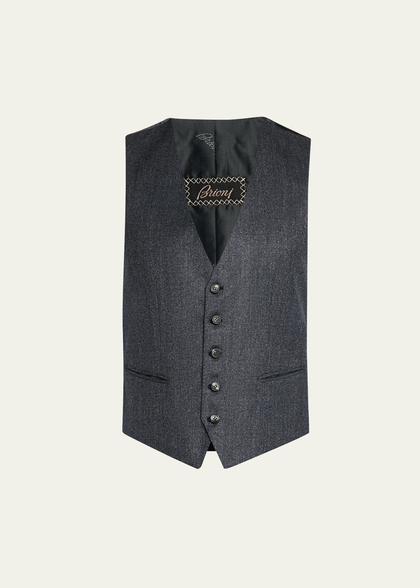 Men's Brun Suit Separate Vest - 1
