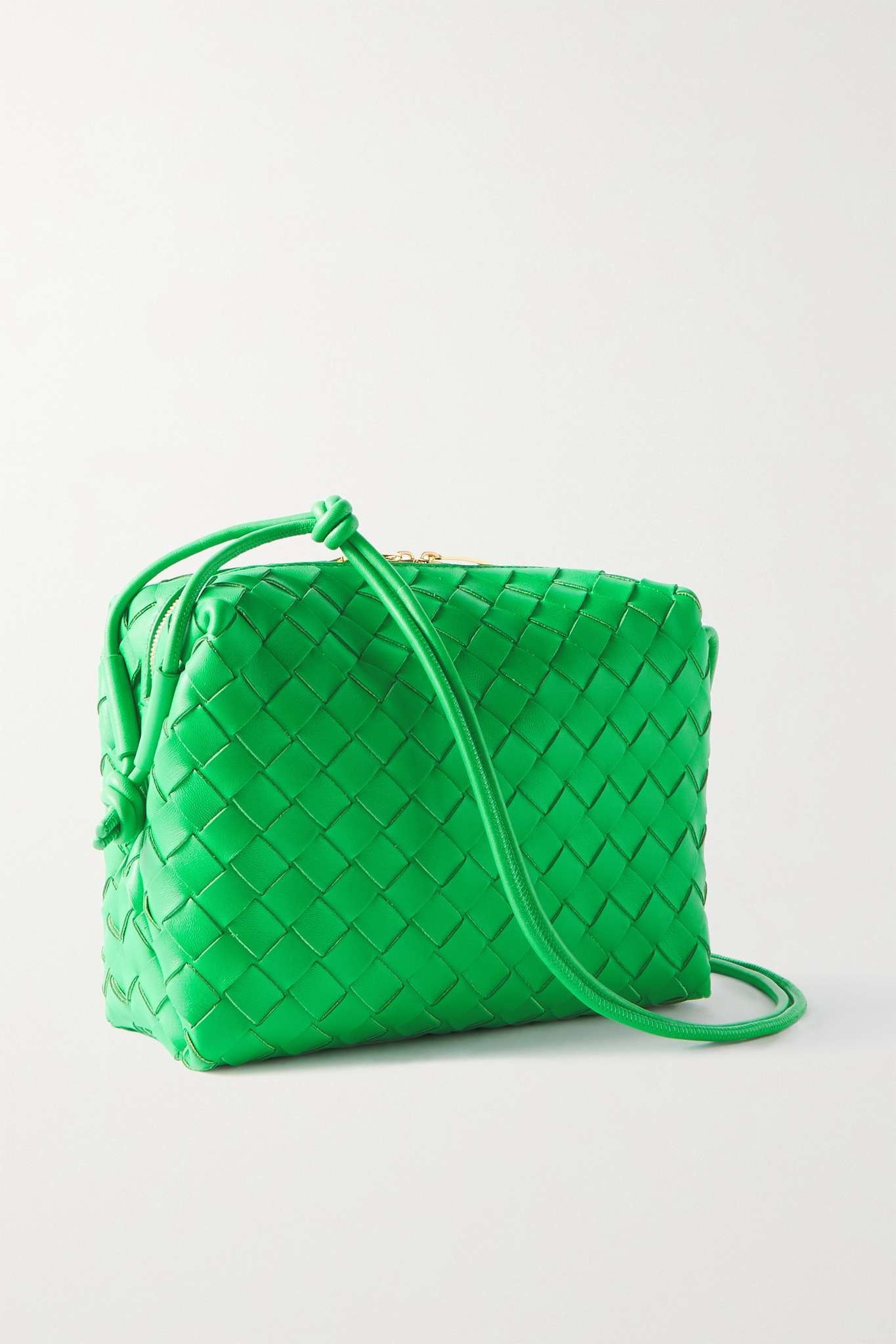 Bottega Veneta Green Loop Mini Leather Bag