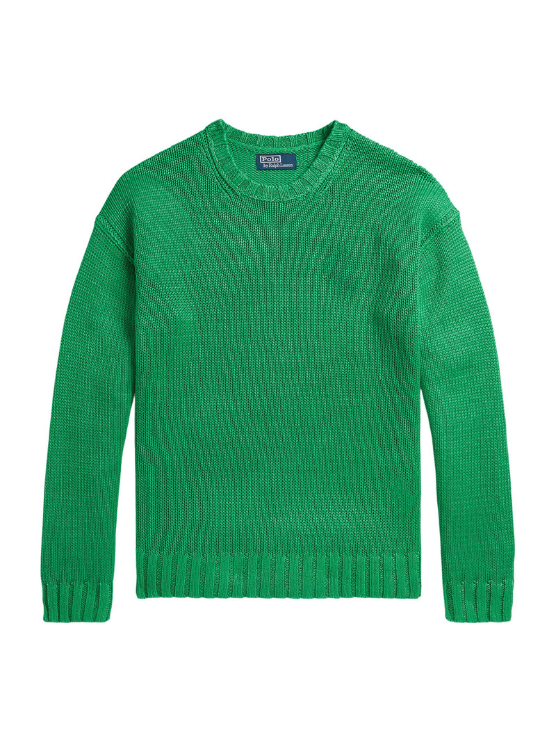 Men's Linen Crewneck Sweater - Stem 1