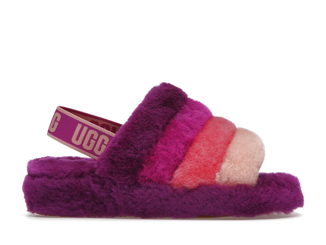 UGG Fluff Yeah Slide Berrylicious Multi (Women's) - 1