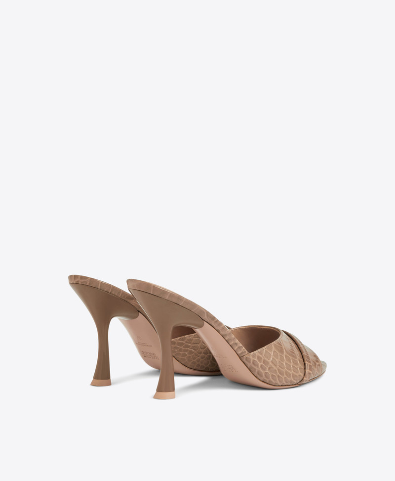 Julia 90 Taupe Leather Sandals 3