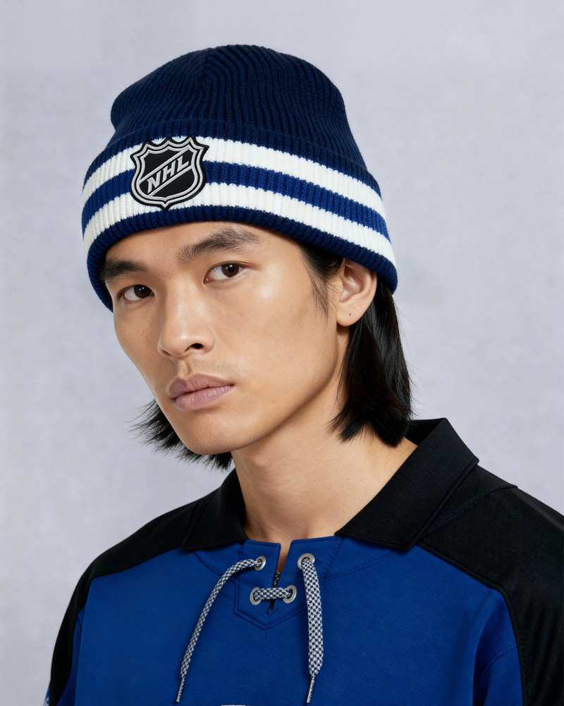 NHL X MOOSE KNUCKLES MAPLE LEAFS BEANIE 3