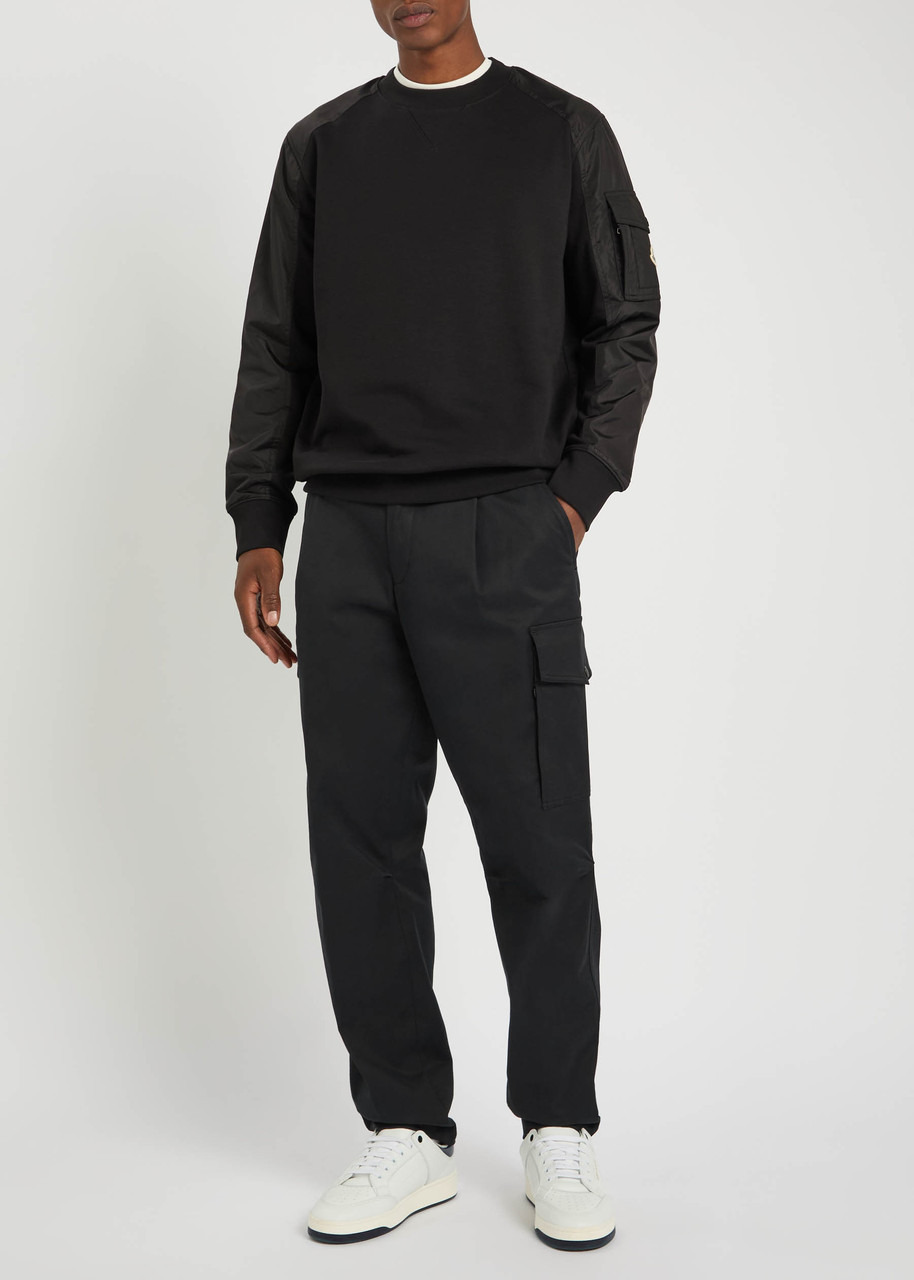 Moncler Barrel-leg Stretch-cotton Cargo Trousers - 4