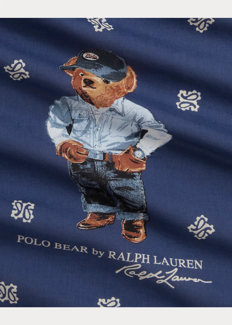 Polo Bear Paisley Cotton Bandanna 3