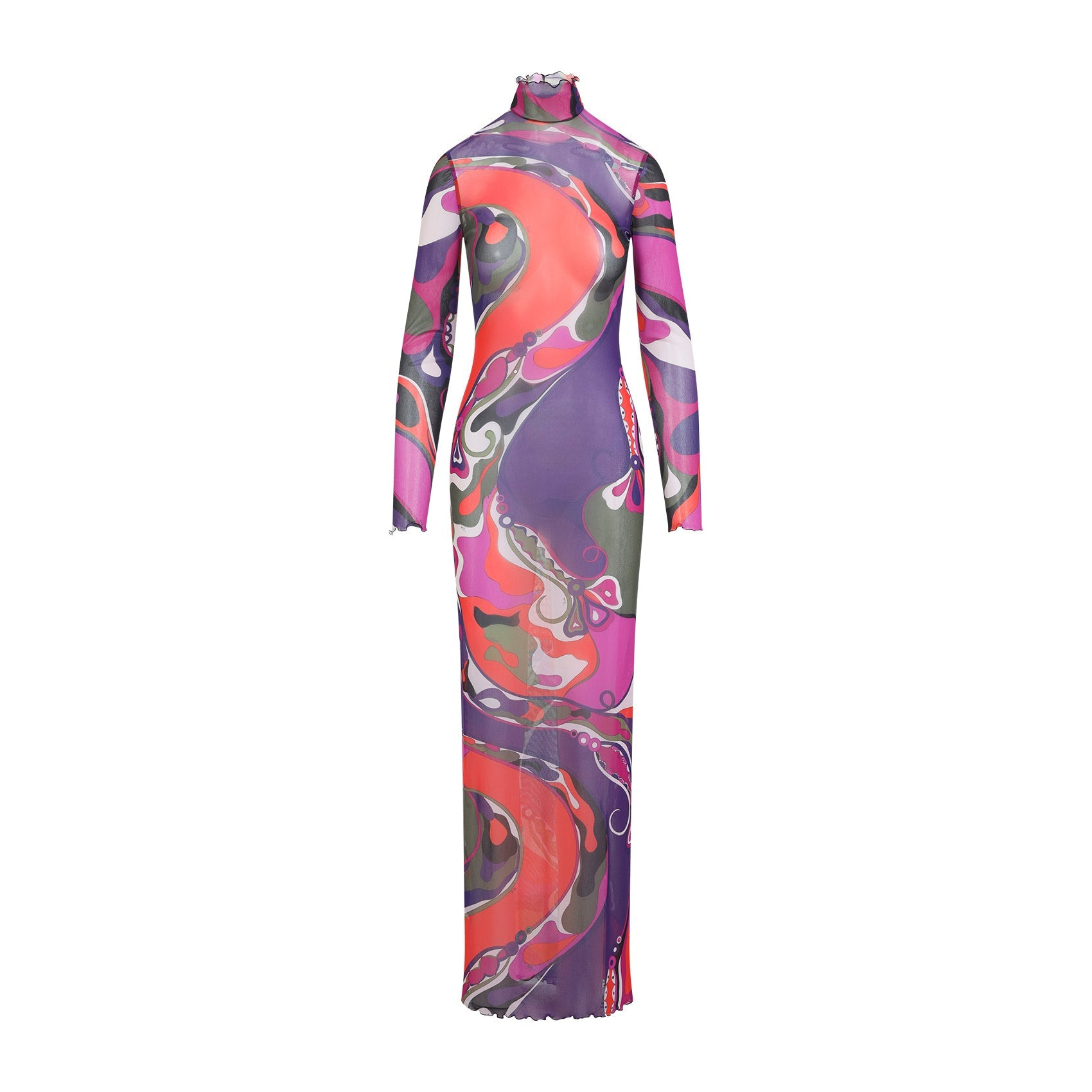 Pucci Tulle Long Dress Women - 1