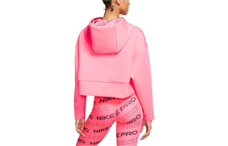 Nike (WMNS) Nike Pro Fleece Pullover Hoodie 'Pink' CJ3592-679 outlook