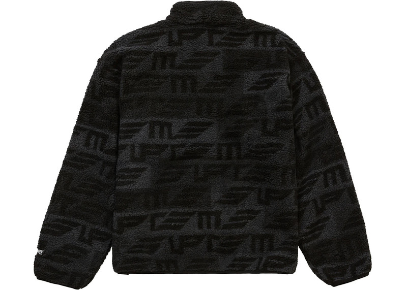 Supreme Supreme Geo Reversible WINDSTOPPER Fleece Jacket Black outlook