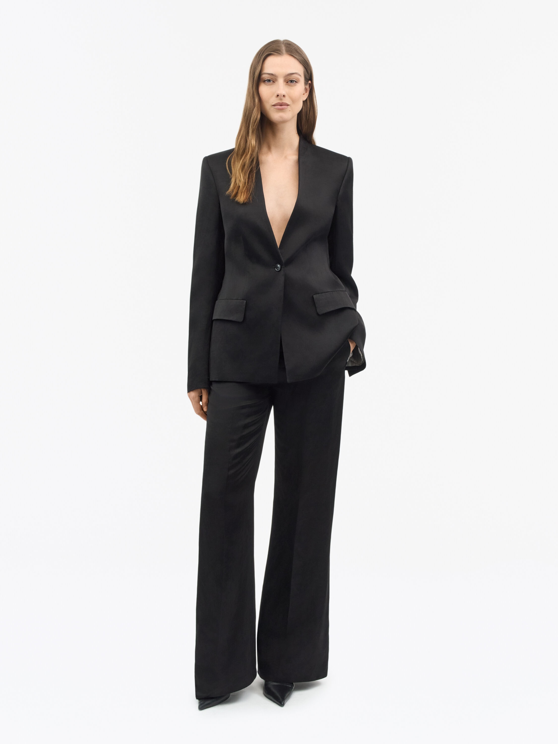 Ayla Collarless Blazer - 2