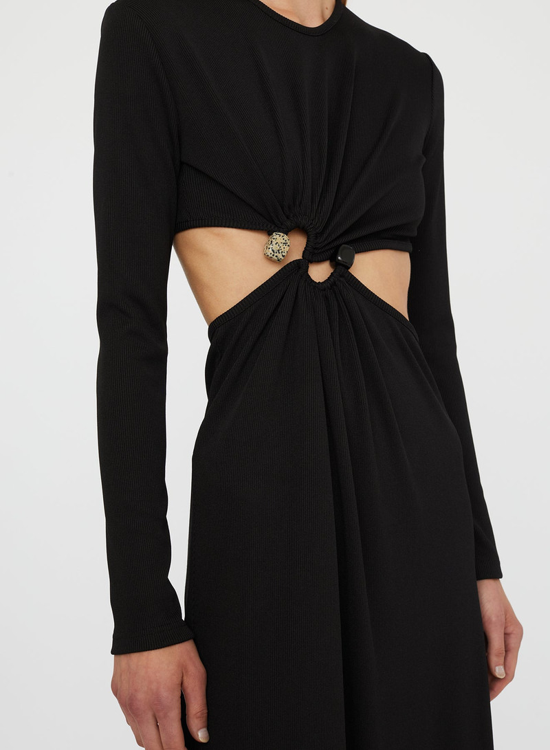 S-Buckle Long Sleeve Dress 4