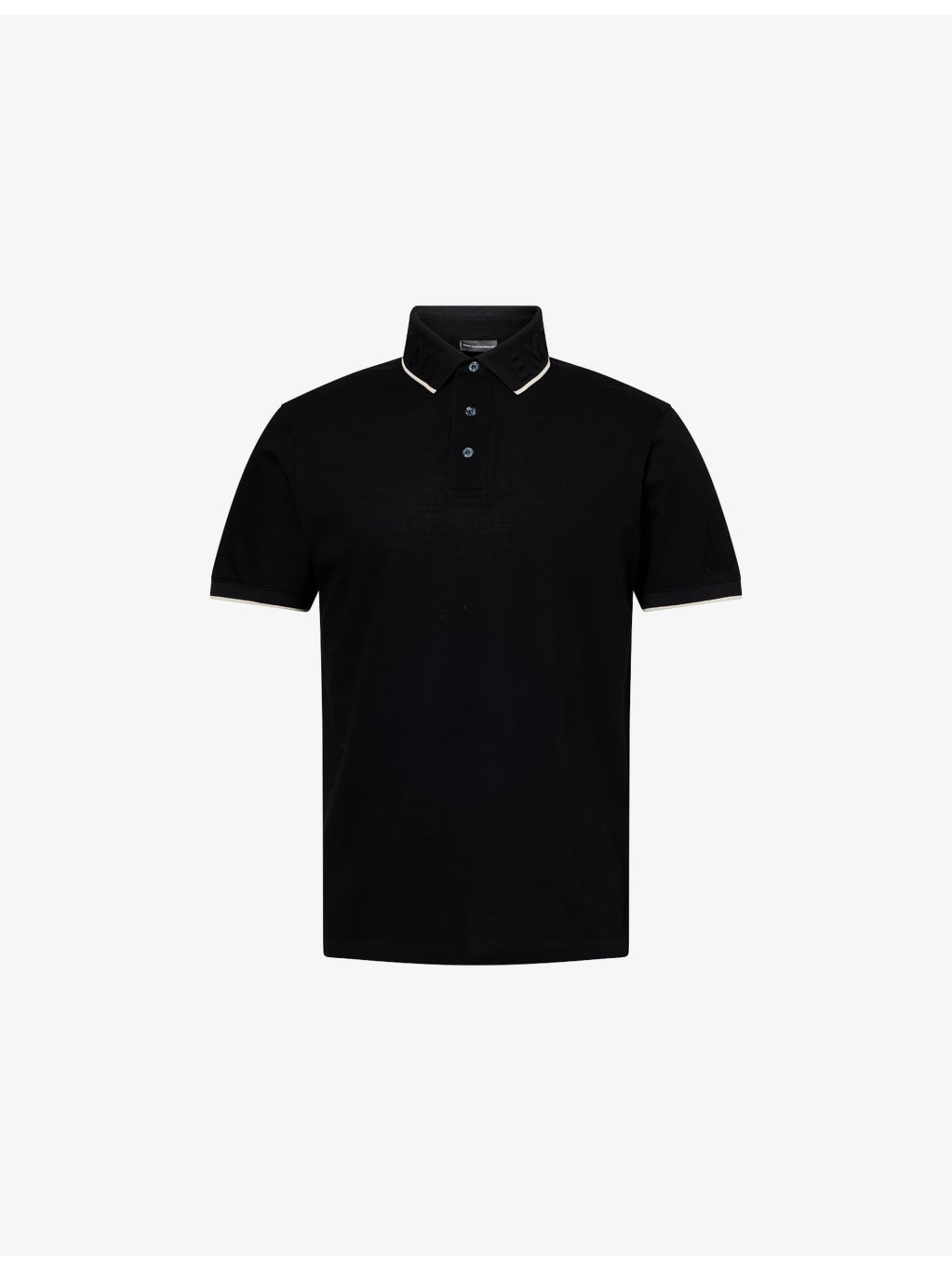 Embossed-Logo Cotton-Pique Polo Shirt - 1